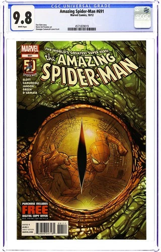 Amazing Spider-Man #691A Camuncoli CGC 9.8 2012 4571839019