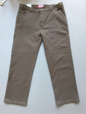 Coleman Mens Fleece Lined Tear Resistant Canvas Utility Pants Size 40X32 Tobacco