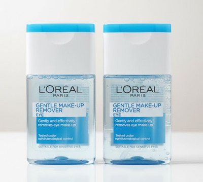 L'Oreal Paris Gentle Eye Make Up Remover 125ml x2 Sensitive Eyes