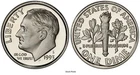 1993 P Roosevelt Dime Uncirculated 50 pc Roll