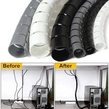 Spiral Cable Wire Protector Flexible Cord Organizer Tube 10mm 16mm 1m 2m