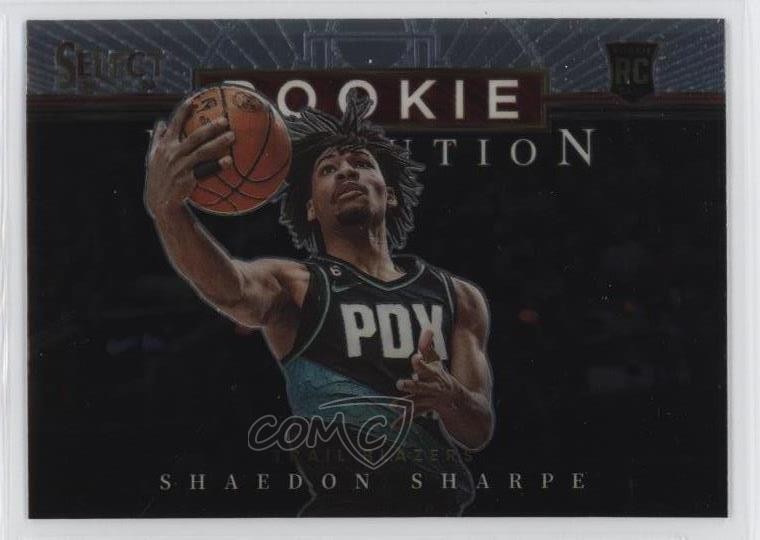 2022-23 Panini Select Rookie Revolution Shaedon Sharpe #28 RC 11ds