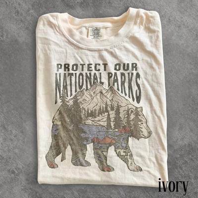 National Parks Bear Graphic Vintage Comfort Tee