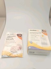 Medela Pump  Save Breast Milk Storage Bags 50 Sealed  Bonus Nursing Pads