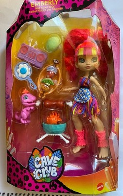 Cave Club Emberly Puppe Actionfigur + Haustier Barbacue & Zubehör Neu Kinder Spielzeug