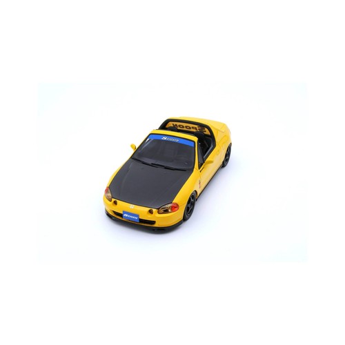 Otto 1996 Honda Del Sol Spoon Phoenix Yellow w/ Black Hood 1:18 OT1154 - Picture 9 of 14