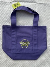 Trader Joe's Mini Canvas Tote Bag - Halloween Limited Edition