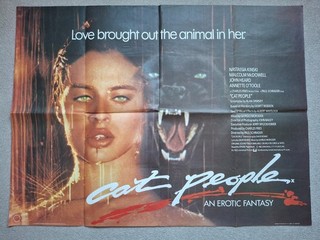 Cat People Original Film Cinema Movie Quad Poster Nastassja Kinski