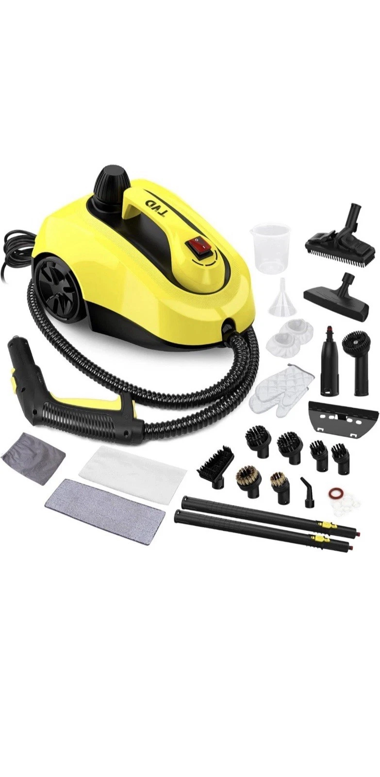 TVD Steam Cleaner, Heavy Duty Canister Steamer with 26 Acc 1800watts ,Steam Mop
Opens in a new windo