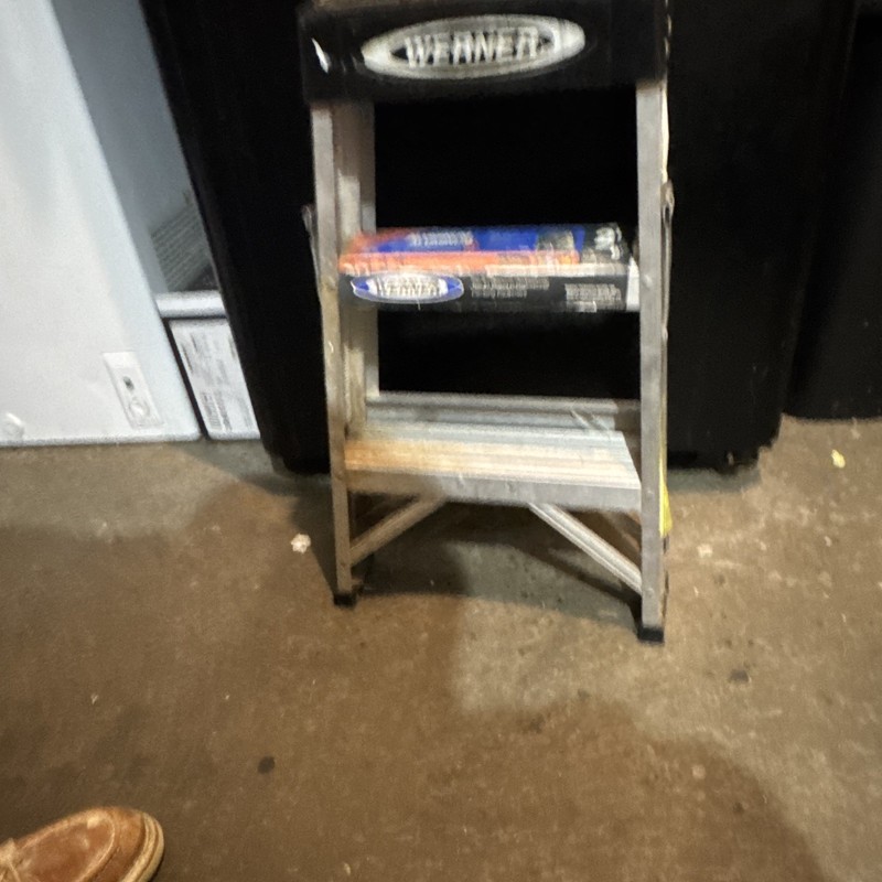 Werner Aluminum Folding Step Ladder Step Stool