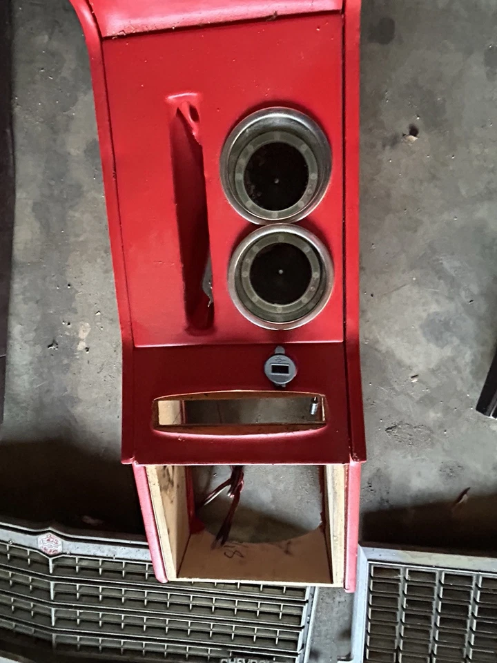 Portavasos consola central LED personalizado Chevy Malibu rojo Foto 4 de 4