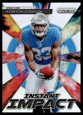 2018 Panini Prizm Instant Impact Prizm Kerryon Johnson Rookie Detroit Lions