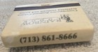 Rainbow Lodge Restaurant Houston, Texas. Vintage Matchbook Unused. Buffalo Bayou — photo 3