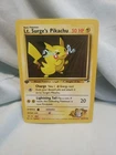 Pokémon Lt. Surge's Pikachu 1st Edition Gym Heroes Regular Common 81/132 50 HP