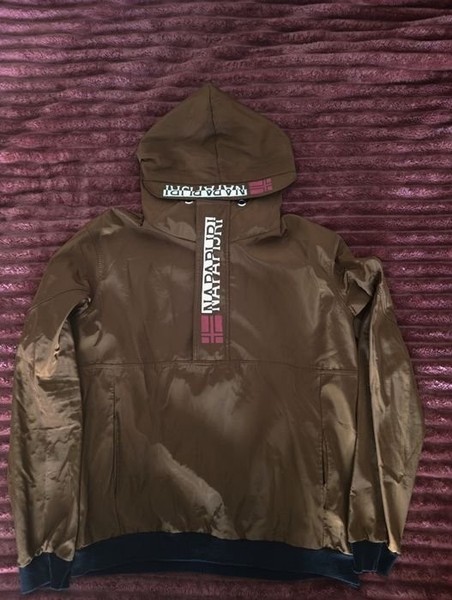 Men Napapijri Windbreaker Brown 38