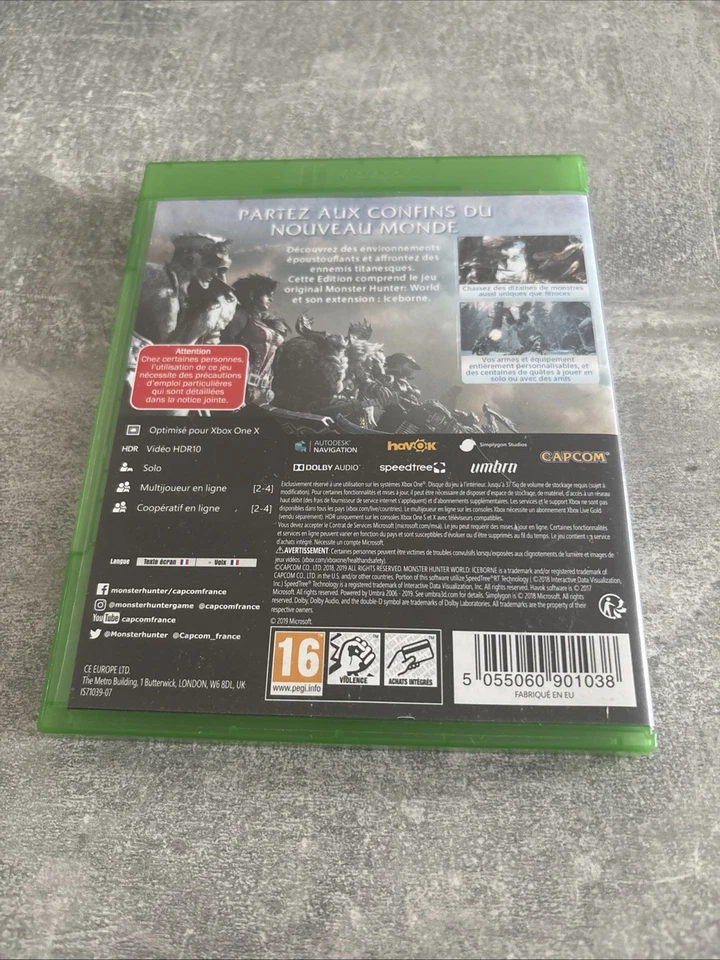 Monster Hunter World Iceborne Master Edition Xbox One Xbox Séries X, photo 2 sur 3