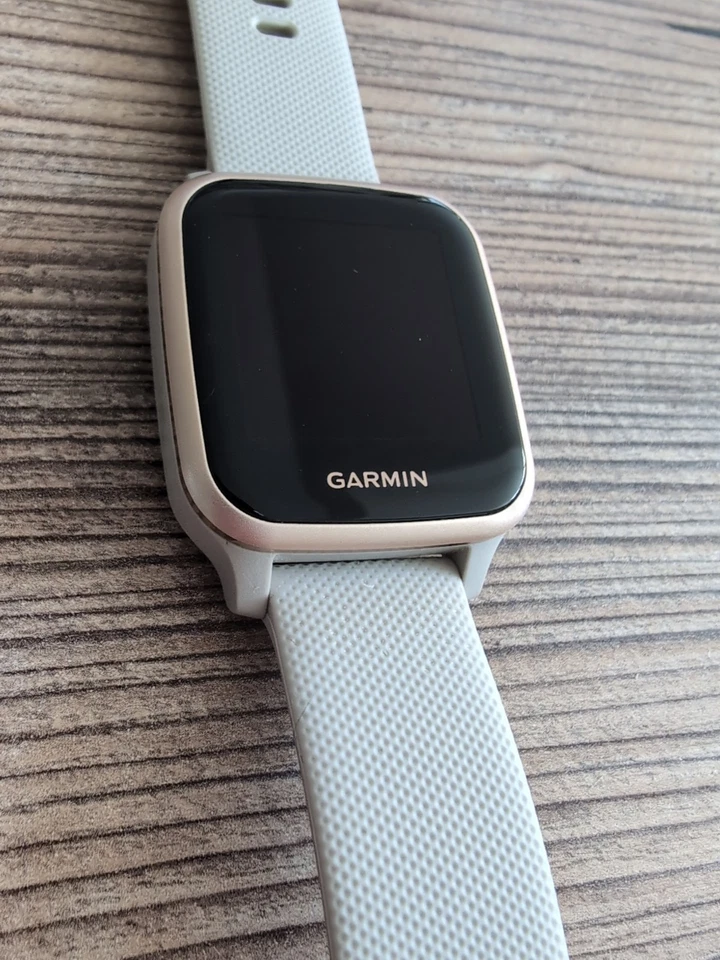 Garmin Venu SQ Music, GPS-Fitness-Smartwatch, Beige/Roségold - Bild 3 von 3