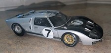 Exoto 1/18 Scale Diecast 8048 - Ford GT 40 MKII #7 - Silver/Black Used Read