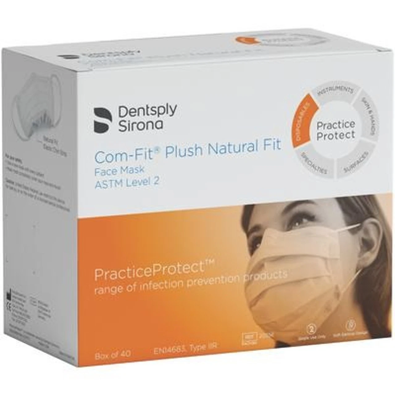 Sultan 20356 Com-Fit Plush Natural Fit Earloop Face Masks ASTM Level 2 White 40p
Opens in a new wind