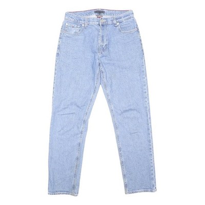 Tommy Hilfiger Jungen Regular Fit Blau Denim Jeans Reißverschluss W28 L28 Classic Style