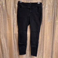 Lane Bryant Black Magic Waistband High Rise Jeggings Skinny Jeans Size 14