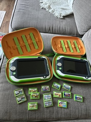 2 Leap Frog Leap Pad Ultra Kids Learning Tablet + Case Plus Games