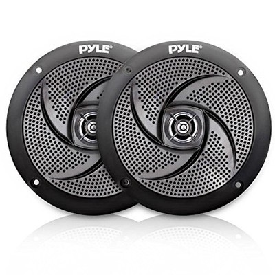 Pyle PLMRS5B 5.25'' 180 Watt Max Power 2-Way Waterproof Marine Audio Speakers