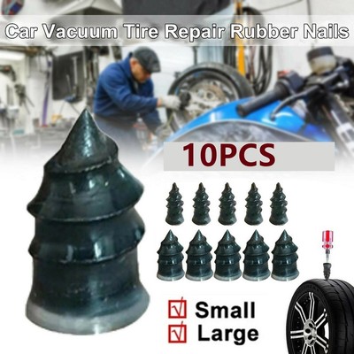 Kit De 100 Bouchons De Réparation Pour Pneus - Caoutchouc Noir à Visser - Pour Voiture, Camion, SUV