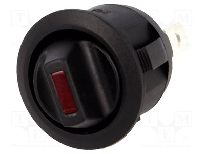 20A/12VDC Pos: 2 schwarz LED,Punktschalter ROCKER SPST ON-OFF
