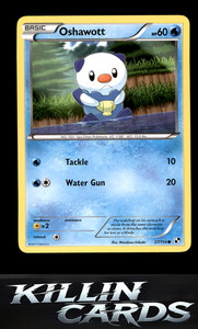 Oshawott (27) 27/114 Pokemon Common Black and White Card LP