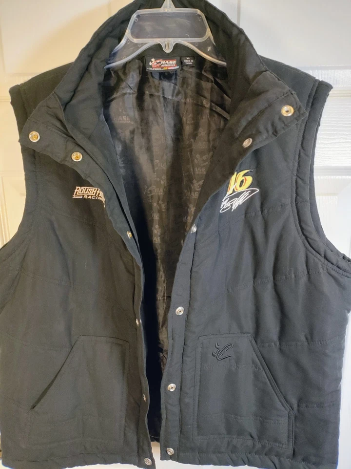 Chaqueta chaleco aislante negra NASCAR Greg Biffle/Roush Fenway Racing XL 2011 Foto 4 de 4