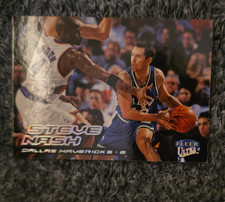 Fleer Ultra Steve Nash #28 Dallas Mavericks Rookie NBA Basketball Trading Card. rookie card picture