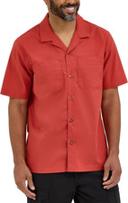 Men'S Short Sleeve Camp Shirt