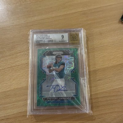 2021 Panini Prizm Rookie Autographs #331 Trever Lawrence Bgs 9, Auto 10