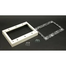 Wiremold Three Gang Extensn Adapter Fitting,Ivory V5751-3 Wiremold V5751-3
