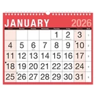 2026 Easy View Monthly Planner Calendar Large Print