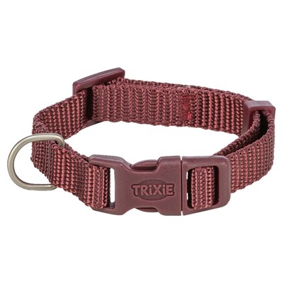 Trixie Premium Hundehalsband Sangria, verstellbar, Nylon, tierschutzkonform