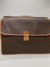 CELINE BG Briefcase Leather BRW Macadam From Japan