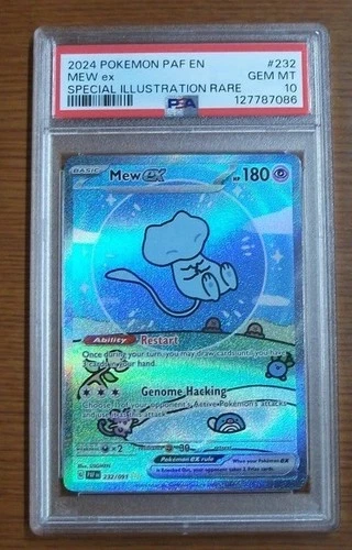Pokemon Mew ex Paldean Fates Special Illustration Rare #232 PSA 10 Gem Mint