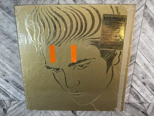 VTG 1984 Elvis Presley 50th Anniversary 6 LP Record Box Set RCA w/Photo NRMT
