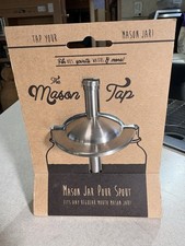 The Mason Tap - Mason Jar Pour Spout Made By W&P Design. Brand New. ￼