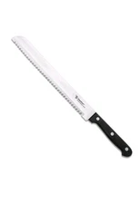  10 inch Bread Knife Serrated Knife Wave Edge Black