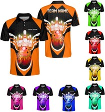 Personalized Name Bowling Polo Shirt 3D for Men and Women Bowling Shirt