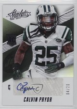 2014 Absolute Rookie Auto Spectrum Purple Anniversary 4/20 Calvin Pryor #198 0f6