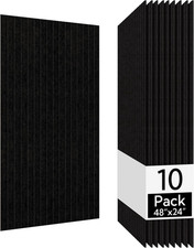 Acoustic Wall Panels 10 Pack, 48 X 24 per Acoustic Panels Sound Absorbing, Decor