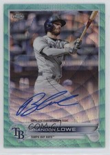 2022 Topps Chrome Veteran Aqua Wave Refractor /199 Brandon Lowe #CVA-BL Auto b4d