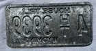 Vintage 81 WY House Trailer License Plate 1981 Wyoming Lic 4 HT 3939 — photo 2