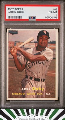 1957 Topps #85 Larry Doby PSA 6 EX-MT