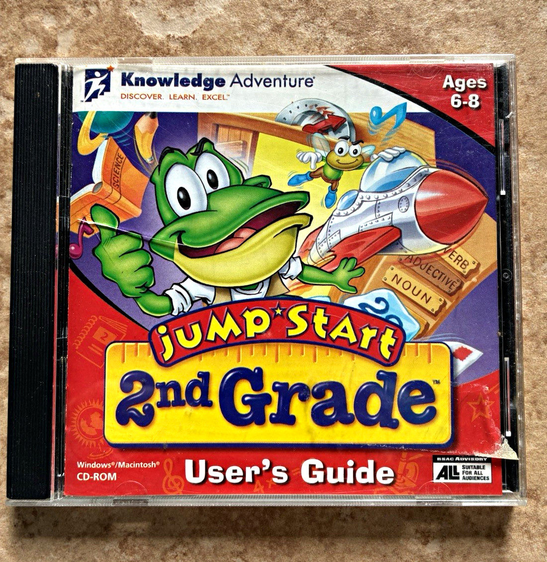 Knowledge Adventure JumpStart 2nd Grade Ages 6-8 PC/Mac CD-ROM w/ User's Guide