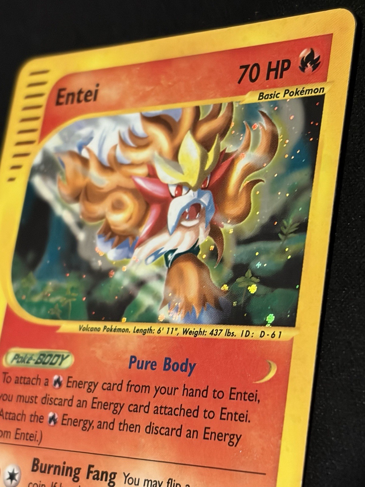 Entei H08/H32 Aquapolis Holo Lightly Played LP